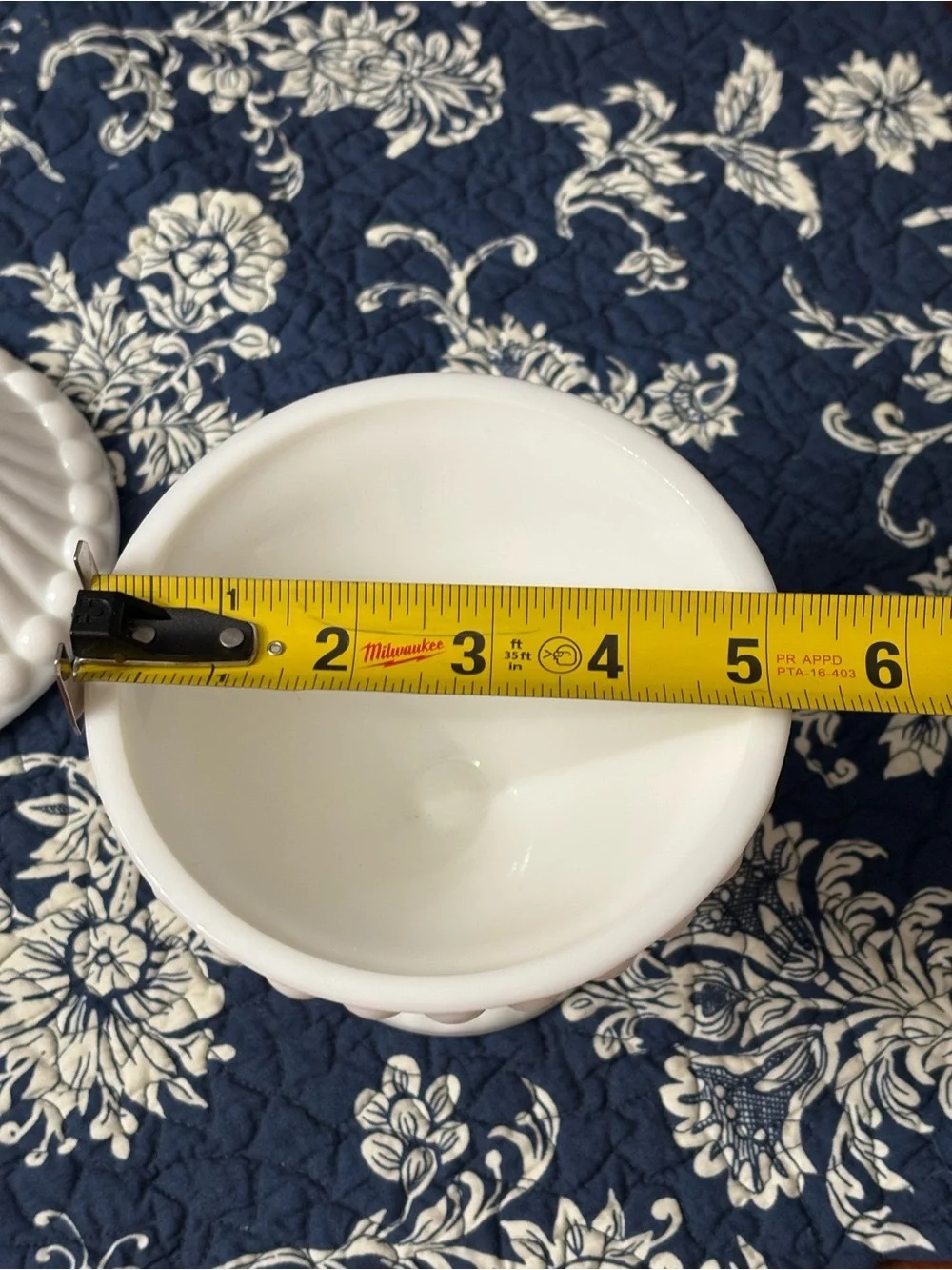 Westmoreland White Milk Glass Pedestal Candy Dish with Lid